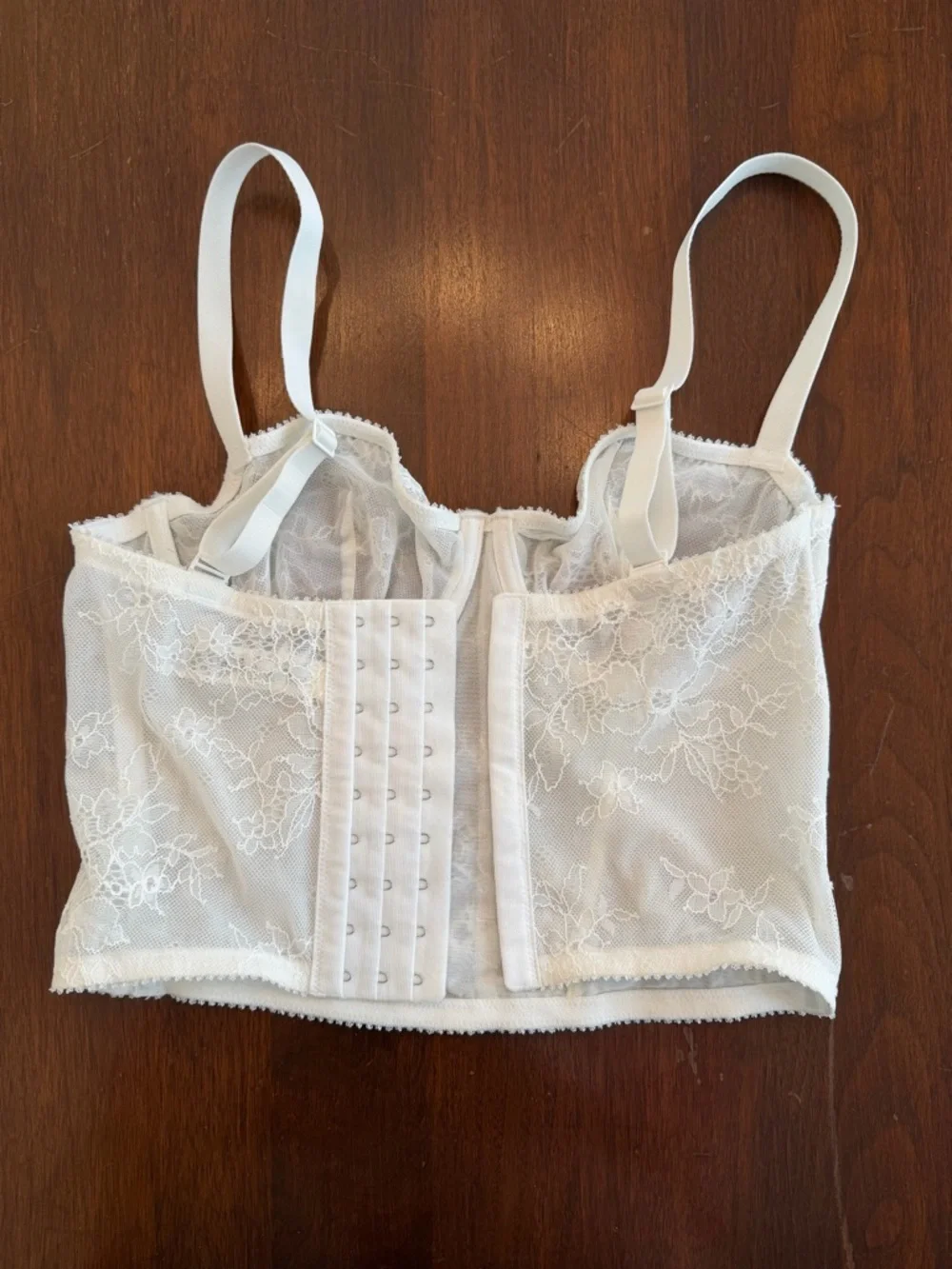 Skims White Lace Bustier Corset Women’s Small - Picture 5 of 5